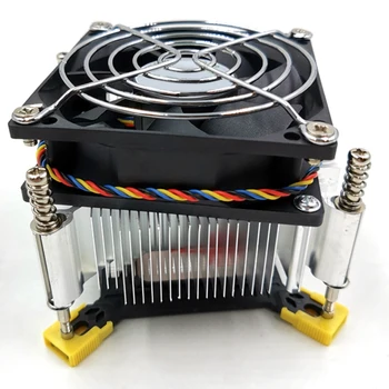 Охлаждающий вентилятор процессорного кулера 1366 2011 1155 4- Контактный радиатор для контроля температуры и скорости для X58 X79