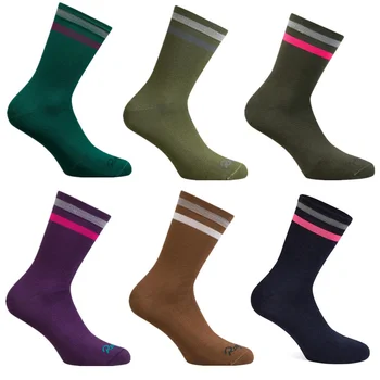 Высококачественные новые велосипедные носки, компрессионные носки Rapha, мужские и женские футбольные носки, баскетбольные носки, 7 цветов