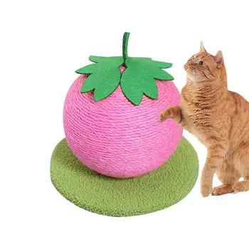 Когтеточки Для Комнатных Кошек В форме фруктов Когтеточки Для Комнатных Кошек Nature Sisal Scratch Posts 10-Дюймовые Когтеточки
