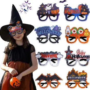 Новые очки из нетканого материала, изысканные подвески на Хэллоуин, Тыквенные очки, аксессуары для домашней вечеринки на Хэллоуин
