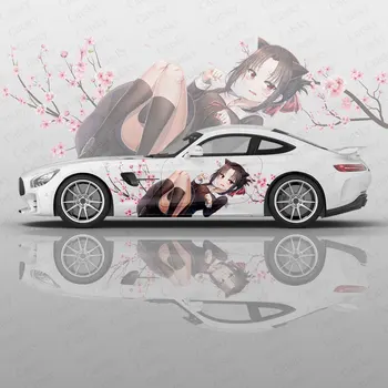 Kaguya-sama Love Is War аниме Автомобильные наклейки ita тюнинг гоночного автомобиля виниловая обертка боковая графика наклейка на дверь автомобиля боковая наклейка