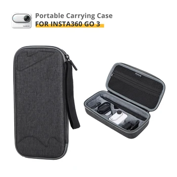 Портативный чехол для переноски аксессуаров Insta360 GO 3, сумка для хранения мини-сумочки, камера GO3/штатив/кабель для зарядки размером в ладонь