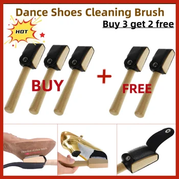 1-5шт Щетка для обуви, деревянные чистящие средства для замшевой подошвы, щетка для чистки танцевальной обуви, инструменты для бытовой чистки обуви