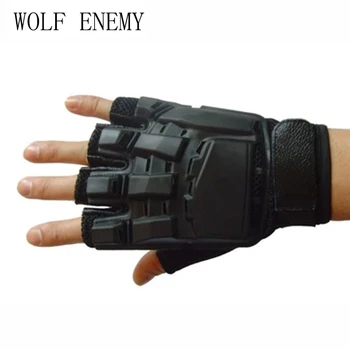 Тактические пейнтбольные перчатки Спецназа с полными пальцами, Подаренное Уличное снаряжение, Деформированная Волшебная Кожаная Защитная Звездная рукавица