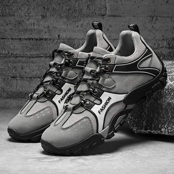 2023 Новая уличная трендовая альпинистская обувь для мужчин, спортивная обувь для скалолазания, нескользящая, прочная, модная спортивная обувь для ходьбы