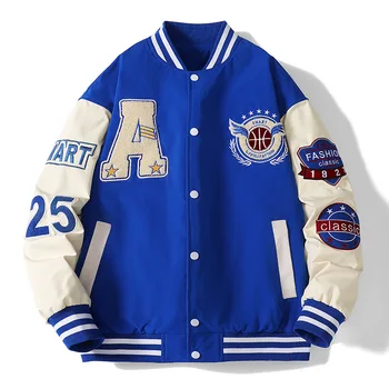 2023 Новая американская бейсбольная форма, мужская Весна и осень, Японский модный бренд, Свободная куртка пилота, пара пальто, Мужские куртки