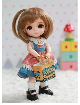 Кукла BJD 1/8 Haru Fashion, милая желтая счастливая кукла, подарок на день рождения маленькой девочки