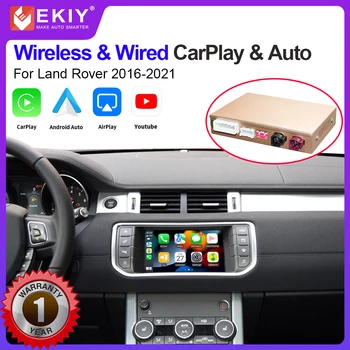 EKIY Беспроводной Carplay для Land Rover/Range Rover/Evoque/Discovery 2016-2021 Автоматический интерфейс Android Зеркальная ссылка AirPlay Car Play