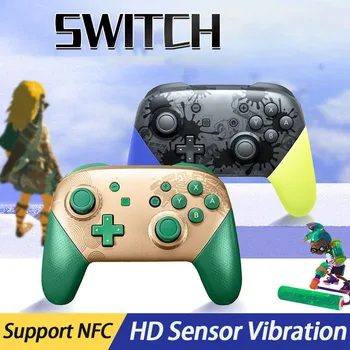Беспроводной геймпад для контроллера Nintend Switch Pro Tears of Kingdom, ограниченная серия, ручка с вибрацией NFC, игровой джойстик