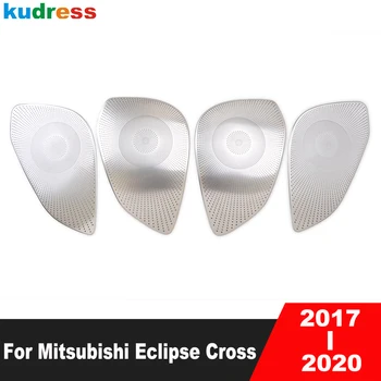 Для Mitsubishi Eclipse Cross 2017-2020, стальная дверь автомобиля, Отделка крышки стереодинамика, рамка громкоговорителя, Аксессуары для интерьера