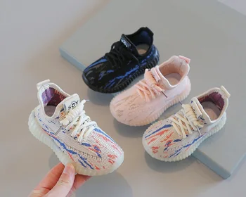 Детская Обувь для мальчиков и девочек, Летние дышащие Детские повседневные кроссовки с сеткой, нескользящие детские кроссовки на Мягкой подошве, детская обувь