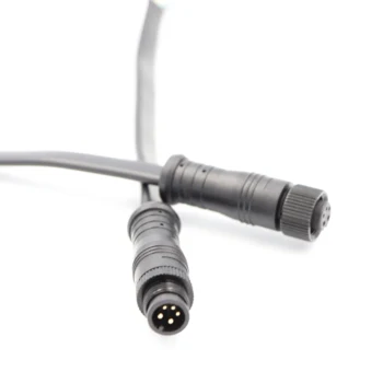 Водонепроницаемые кабельные разъемы IP68 FS020 M12 Металлическая гайка с 5-контактным плоским проводом