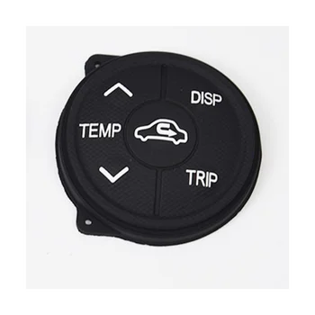 Автомобильный руль o Переключатель управления, Яркая черная рамка для Toyota Prius 2011-2015, кнопки управления, черный