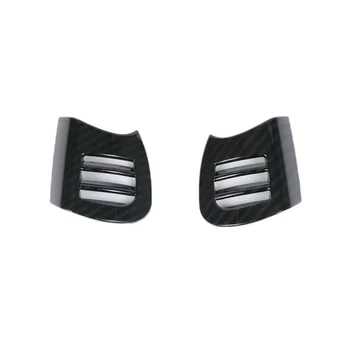 Наклейка для отделки крышки вентиляционного отверстия на выходе автомобиля для Mini Cooper F55 F56 F57 Аксессуары для Хэтчбека ABS из углеродного волокна