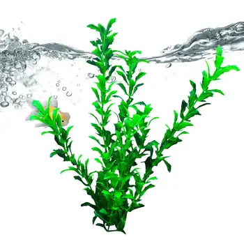 Искусственное водное растение Искусственное аквариумное растение для аквариума с рыбками Портативное имитационное украшение ландшафта аквариума для рыбок