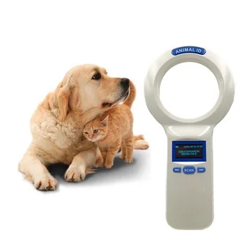 ISO11784/5 Ручной считыватель FDX-B для животных для сканирования микрочипов домашних животных, сканер Rfid-меток, сканер микрочипов, пластиковый считыватель Rfid для крупного рогатого скота