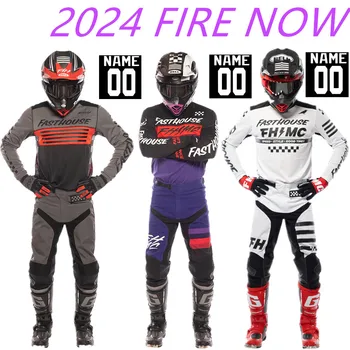 2024 Новый Комплект Фиолетовой Майки MX Dirt Bike Для Мотокросса, Комплект Снаряжения Для Квадроцикла, Комбинированная Майка Для Бездорожья И Брюки
