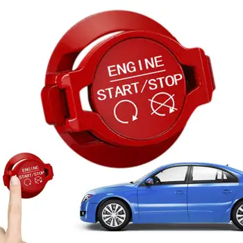 Крышка кнопки запуска двигателя автомобиля, крышка кнопки включения двигателя, Универсальная кнопка включения зажигания с защитой от царапин