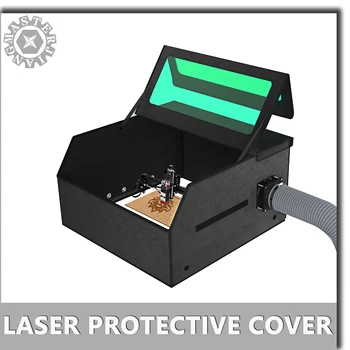 Аксессуары для лазерного гравировального станка с ЧПУ 700x700x400 мм Инструменты Корпус лазерного гравера Защита глаз с вентиляционной защитной крышкой.
