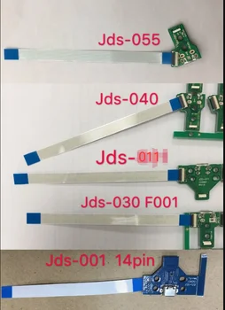 10 комплектов JDS-001 JDS-011 JDS-030 F001 JDS-040 Jds 040 JDS-055 050 Плата USB-разъема для Зарядки со Гибким Кабелем для Контроллера PS4 Pro