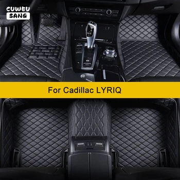 Автомобильные коврики CUWEUSANG на заказ для Cadillac LYRIQ, автоаксессуары, ковер для ног