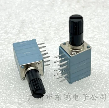 1 ШТ Корейский пластиковый RK097 четырехместный регулируемый потенциометр c50K сопротивление регулировки громкости длина вала 15 мм