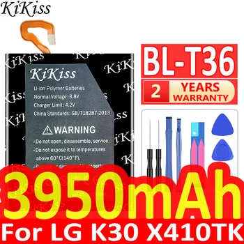 KiKiss 3950 мАч BL-T36 Аккумулятор Для Мобильного Телефона LG K30 X410TK BL T36 BLT36 Bateria + Бесплатные Инструменты