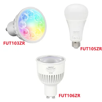 GU10 /E27 RGB + CCT Светодиодный Прожекторная Лампа 4 Вт 6 Вт 12 Вт Умный Светодиодный Светильник FUT103ZR /FUT105ZR /FUT106ZR Zigbee 3.0 + 2.4 G RF Пульт Дистанционного Управления