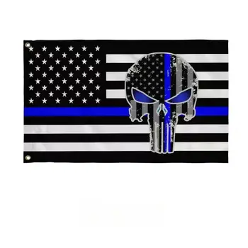 Наклейка с изображением флага США Тонкая Синяя линия, Защитная наклейка на крыло автомобиля, Боковая Защитная наклейка кузова, Универсальная
