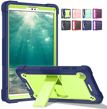 Чехол-подставка для Samsung Galaxy Tab A8 10,5 2021 SM-X200 X205 A7 Lite SM-T220 T290 A10.1 SM-T510 T500 Детский Противоударный чехол PC + TPU