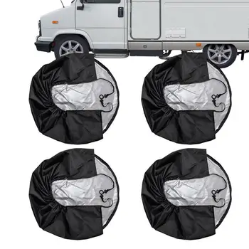 Чехлы для колес RV, Водонепроницаемые Защитные чехлы для колес грузовиков, защита от солнца, Защита от ультрафиолетового излучения, защита от мочи собак, защитные чехлы для шин, чехлы для
