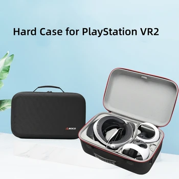 Жесткий чехол для PlayStation VR2 (PSVR2), чехол для переноски PS5 VR2 В твердом корпусе, Дорожная защитная коробка, сумка для хранения аксессуаров PSVR 2
