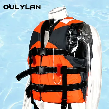Oulylan Высококачественный спасательный жилет для взрослых для плавания на лодках, серфинга, парусного спорта, жилет для плавания, защитная куртка из полиэстера