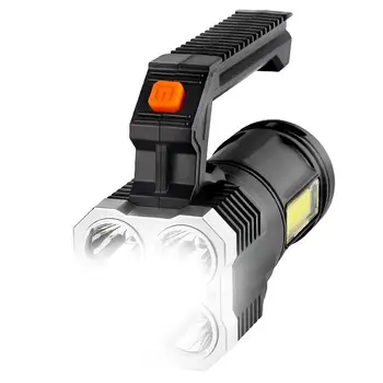 Фонарики для чрезвычайных ситуаций Светодиодный фонарик Перезаряжаемый Мощный фонарик с возможностью зарядки от USB Яркая портативная лампа LED Power