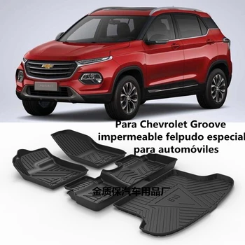 Водонепроницаемая ПРОКЛАДКА для Chevrolet Groove, Всепогодный коврик для ног GROOVE, коврик для багажника, полный комплект отделки, подходящий для водонепроницаемых ковриков GROOVE