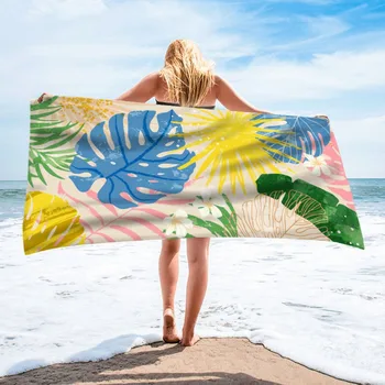 Быстросохнущее пляжное полотенце в богемном стиле, летняя подушка для ванны из микрофибры, банные полотенца для плавания, фитнеса, Спортивное полотенце для бассейна