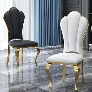 Роскошное дизайнерское черное обеденное кресло Nordic Indoor Vip-кресло для макияжа, игровое кресло для мероприятий, мебель для гостиной Cadeiras De Jantar
