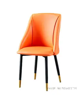 Обеденный стул в скандинавском стиле, спинка домашнего табурета, простой стол, сетка для макияжа, красный ресторан, гостиничный свет, роскошный обеденный стол из кованого железа и