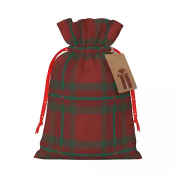 Рождественская сетка Модная упаковочная сумка Для хранения подарков Сумка на шнурке Хэллоуин Конфеты Рождественский фестиваль подарков