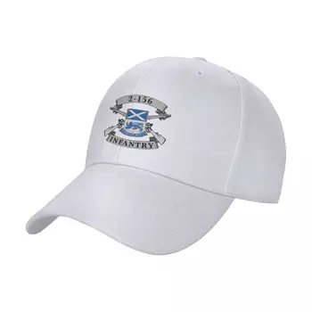 Бейсболка 2-156 пехотной Национальной гвардии Луизианы, бейсболка для гольфа, солнцезащитная кепка, пляжная шляпа, женская мужская шляпа