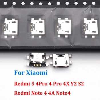 100/200 шт. Разъем Usb Контактное Зарядное Устройство Порт Зарядки Разъем Для Xiaomi Redmi 5 4Pro 4 Pro 4X Y2 S2 Redmi Note 4 4A Note4
