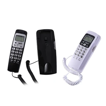 Настольный стационарный телефон OFBK с повторным набором номера и ЖК-дисплеем Идеально подходит для дома