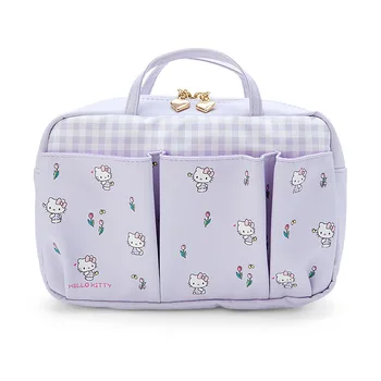 2023 Косметичка Sanrio Kawaii HelloKitty Mymelody Kuromi, Японская новая сумка с мультяшным принтом, Милая сумка для хранения для девочек, подарок