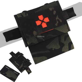 Тактическая военная медицинская сумка для занятий спортом на открытом воздухе, сумка для оказания первой помощи быстрого развертывания MOLLE, Поясная сумка для инструментов для выживания на охоте