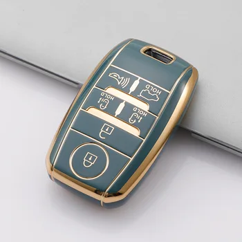 6 Кнопок дистанционного управления, чехол для автомобильных ключей из ТПУ, чехол для KIA Sedona Grand Carnival Sorento Shell, чехол для ключей-брелок, Защитная кожа