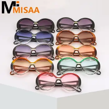 Солнцезащитные очки оверсайз от люксового бренда, самые продаваемые высококачественные дизайнерские солнцезащитные очки класса люкс с коричневым градиентом, женская мода