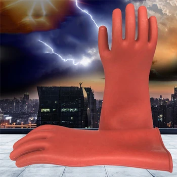 Домашние изоляционные перчатки, Предотвращающие утечку электроэнергии на рабочем месте, Резиновые Домашние перчатки