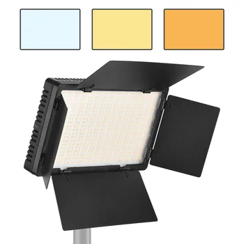 Andoer LED-600 LED Video Light Профессиональная Световая Панель Для Фотосъемки 600ШТ Световых Шариков 3200-5600K с Регулируемой Яркостью с Дверью Бара