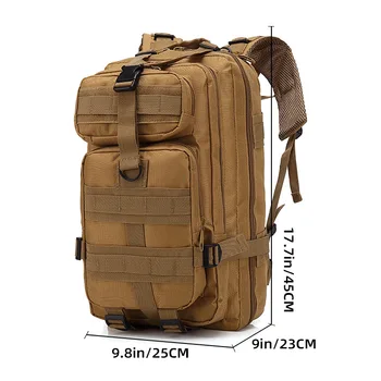 Водонепроницаемые сумки OULYLAN емкостью 30 л, военный тактический рюкзак 3P, мужской штурмовой рюкзак для кемпинга, охотничья походная сумка