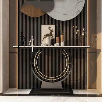 Легкий Роскошный стол в скандинавском стиле У входа Современный минималистичный стол для гостиной Входной Декоративный стол Мебель для дома